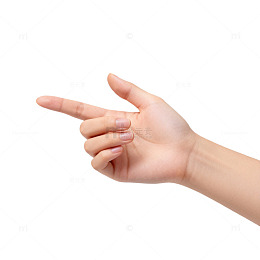 简约手指指向素材