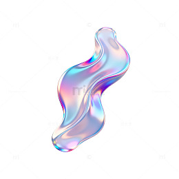 彩虹色流体抽象艺术图案