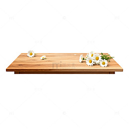 简约风格木质桌面鲜花装饰