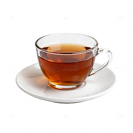 透明茶杯红茶饮品片