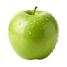 绿色苹果特写