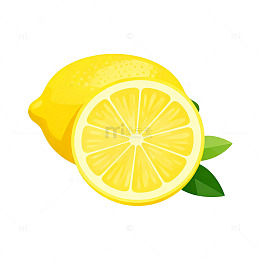柠檬插画素材