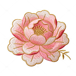 刺绣花卉装饰图案设计素材