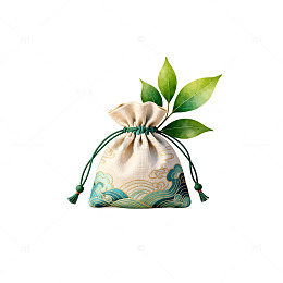 中国风茶叶包装袋设计素材