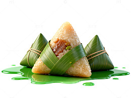 清新粽子美食