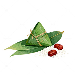 中国风粽子插画设计素材