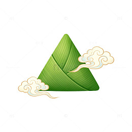 端午节粽子卡通插画设计元素