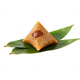 粽子绿叶传统美食