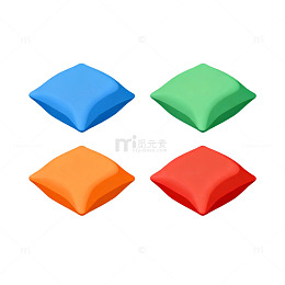 彩色立方体设计元素矢量图