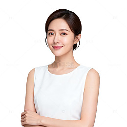简洁优雅女性肖像写真