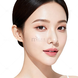 精致妆容美人肖像