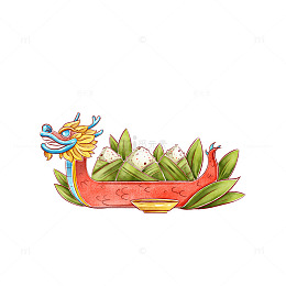 端午节活动手绘插图