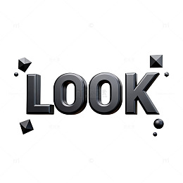 立体字Look视觉设计