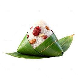 绿色叶粽美食