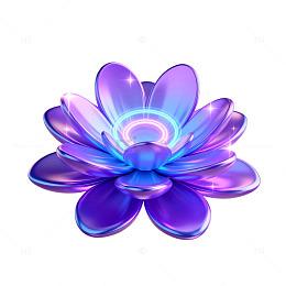 霓虹花虚拟装饰图案