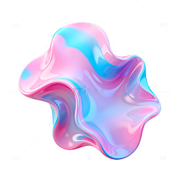 彩虹色流体艺术装饰图案