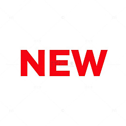 红底白字新品标识