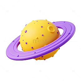 卡通行星插画素材