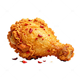 炸鸡美食特写片