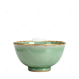 青瓷碗精美的传统工艺品