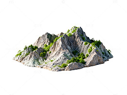 三维山景模型设计素材