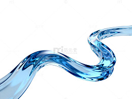 流动水波艺术图像