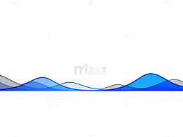 抽象波纹线条设计素材