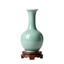 青瓷花瓶古典装饰品