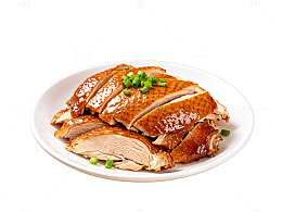 金黄烤鸭美食片