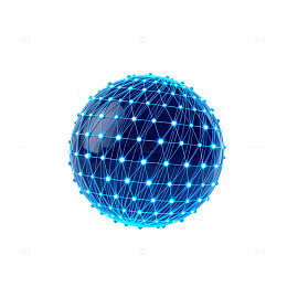 科技感球体网络设计元素