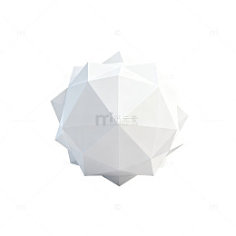 低多边形几何图形设计元素