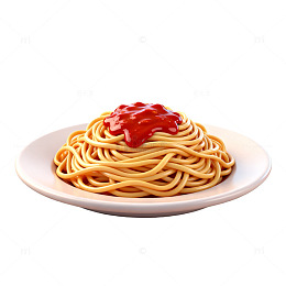 简约风意大利面美食片