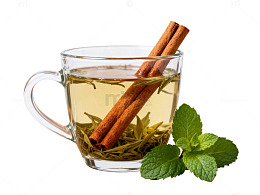 清新茶韵肉桂薄荷茶