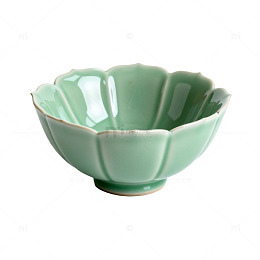 青瓷花瓣碗餐具