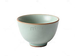 青瓷茶杯简约风格图片