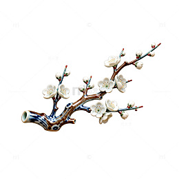 陶瓷梅花饰品摆件