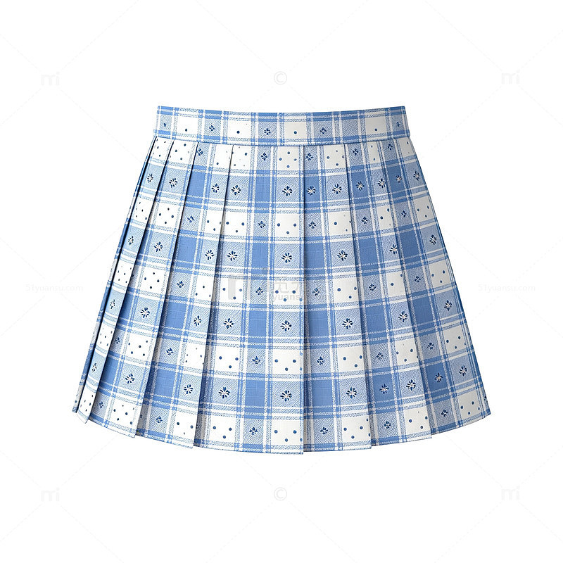 格子短裙学生校服