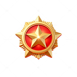 金色徽章图案设计元素