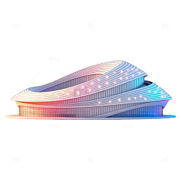 未来感建筑概念设计模型