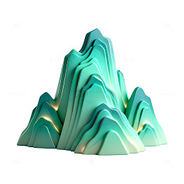 抽象山水艺术雕塑