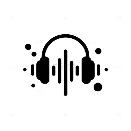 简约耳机音乐图标
