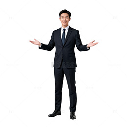 商务男士透明背景素材