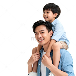 亲子时光温馨画面