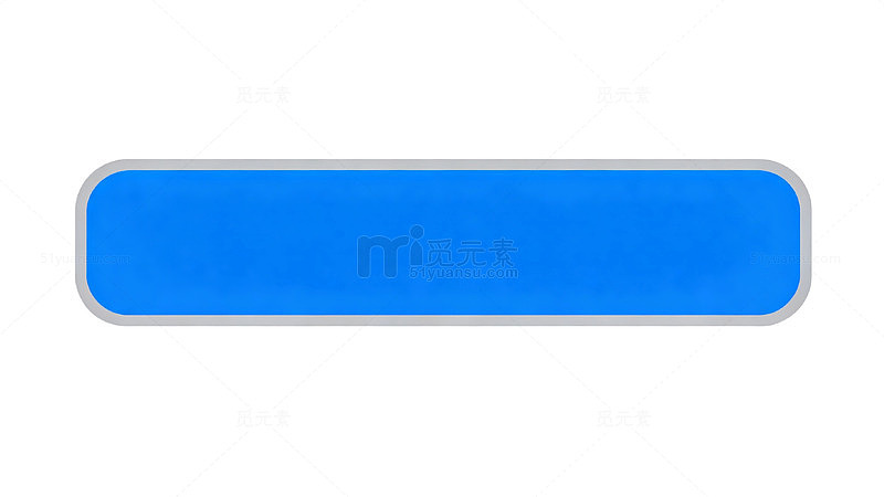 蓝色按钮简约设计元素