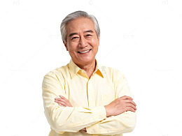 中老年男性自信形象素材