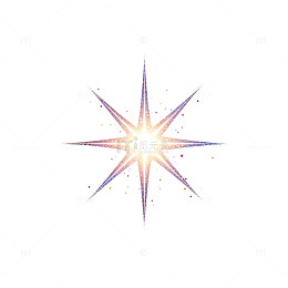 星光闪耀装饰图案
