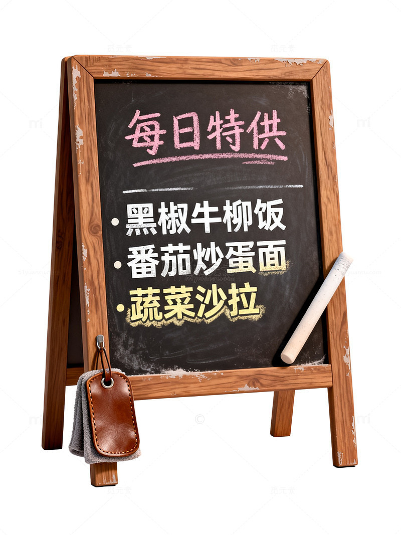 小黑板每日特供菜单