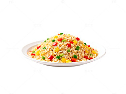 五彩炒饭美食片