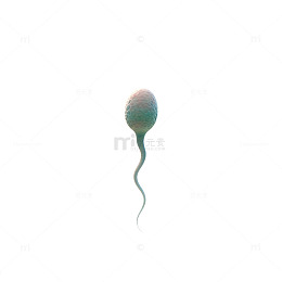 水下奇景精子状生物插画