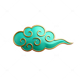 中国风云纹图案装饰元素